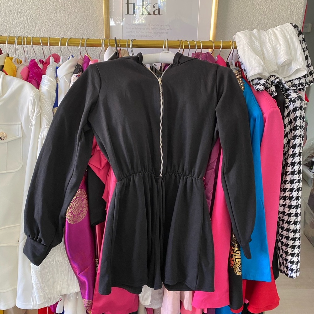 Black Basic But Not So Basic Onsie!! - image 1